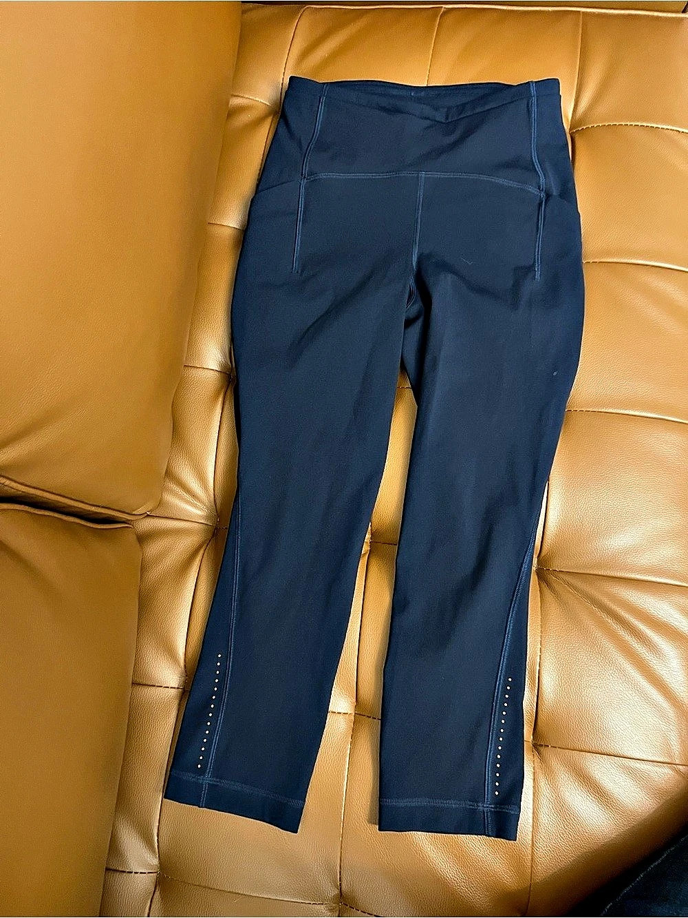 lululemon Pace Rival Crop 22" Leggings Blue Size 4
